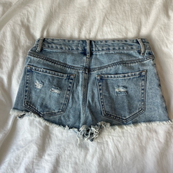 Pacsun High Rise Festival Denim Shorts - Picture 2 of 3